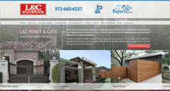 Desktop Screenshot of lcfencegate.com