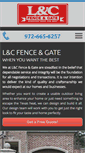 Mobile Screenshot of lcfencegate.com